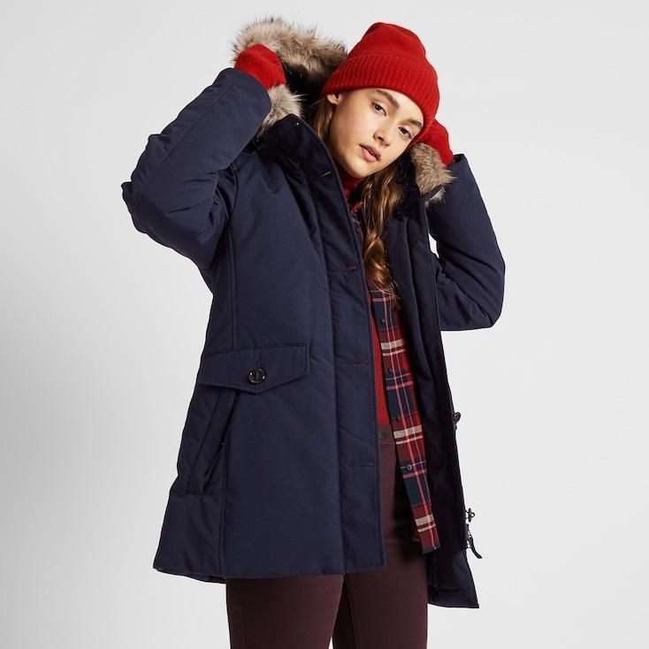 women ultra warm down short coat