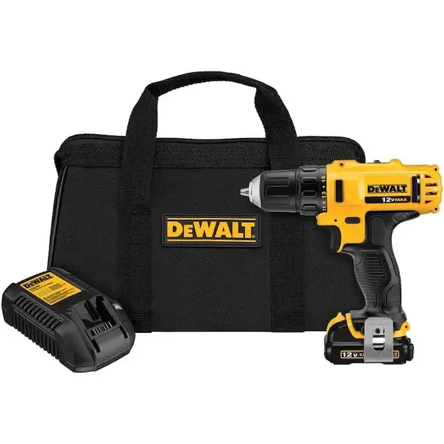 DEWALT 12-Volt Max 3/8-in Cordless Drill (Charger Included and 1-Battery Included)