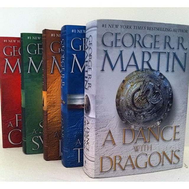 Brand New Set 1-5 Game of Thrones Series Hardcover Collection Set