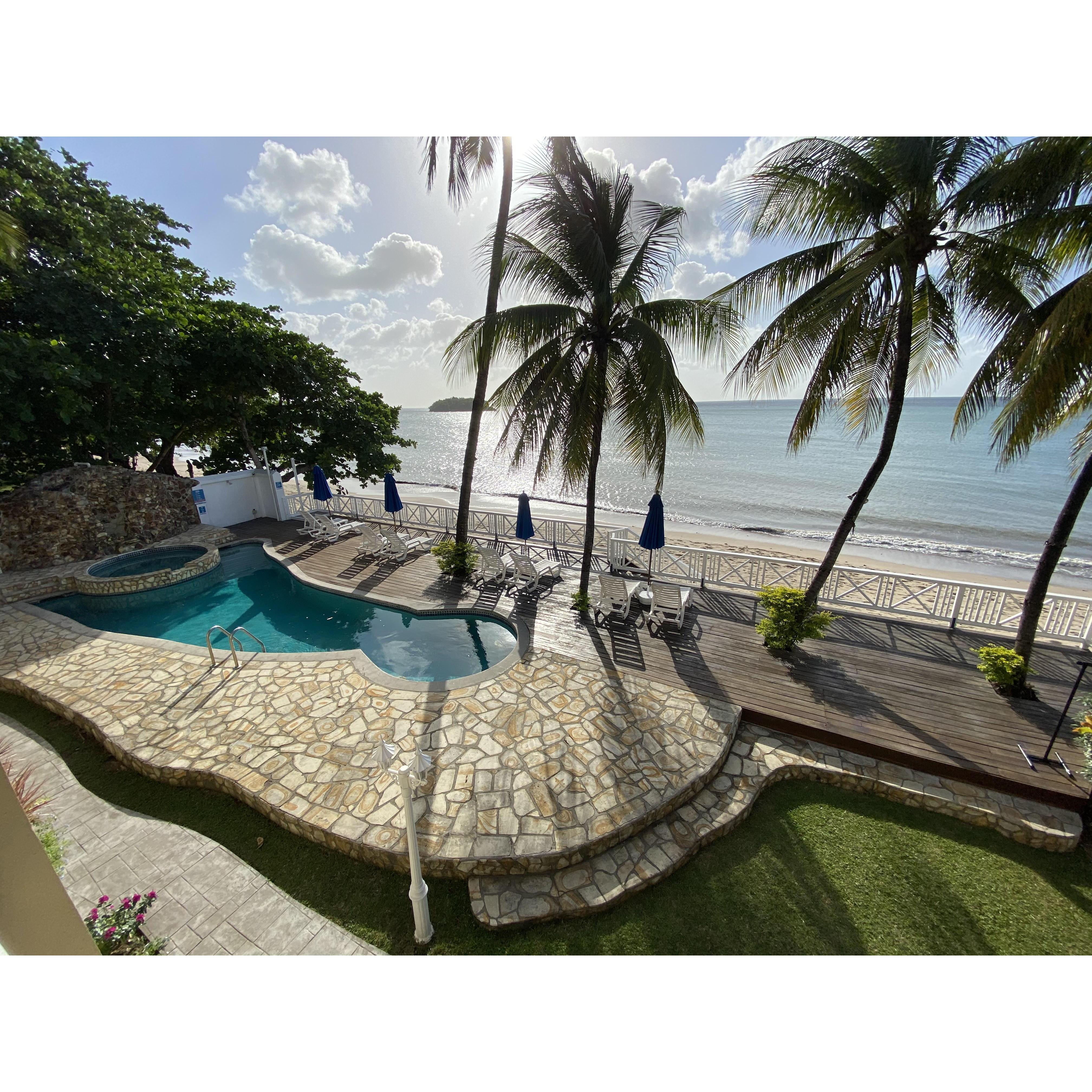 The view from our room - amazing!
