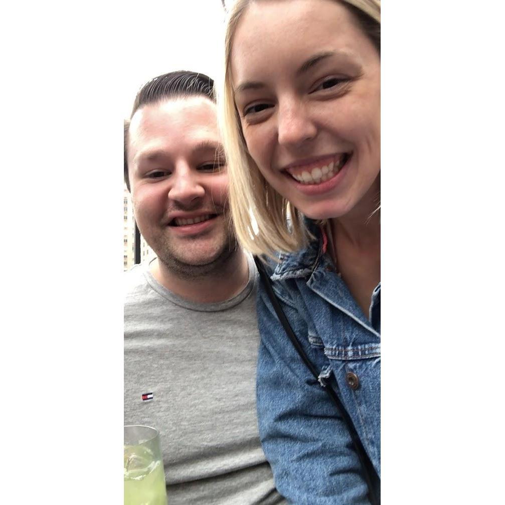 Our first picture together- May 2019!