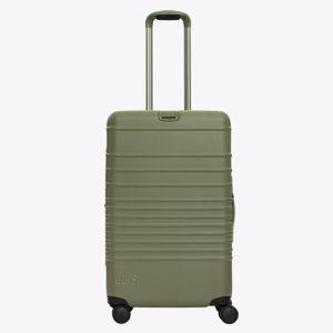 Beis Medium Check-In Roller Suitcase - Olive