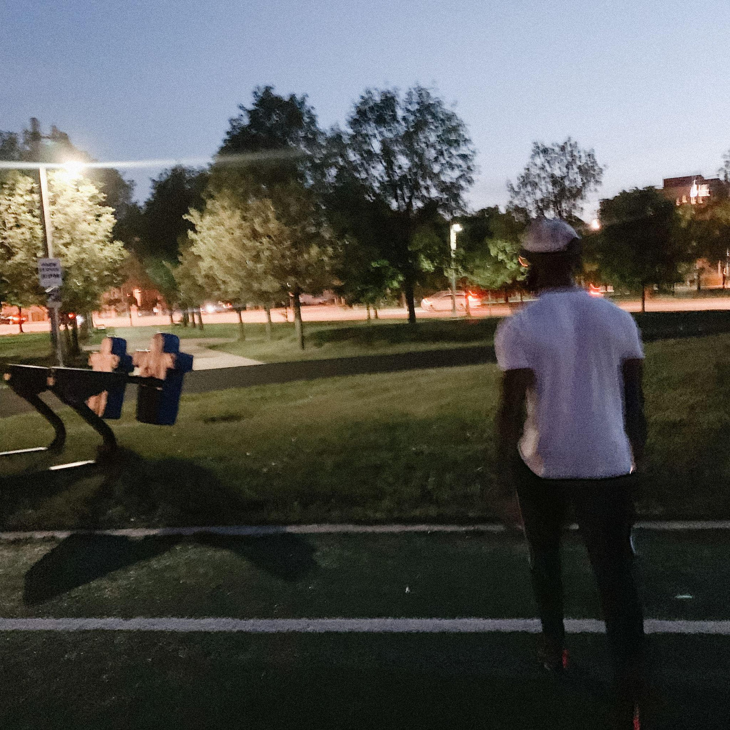 we took a lotttt of walks together early on; Katie snuck this picture on one of them 🥲