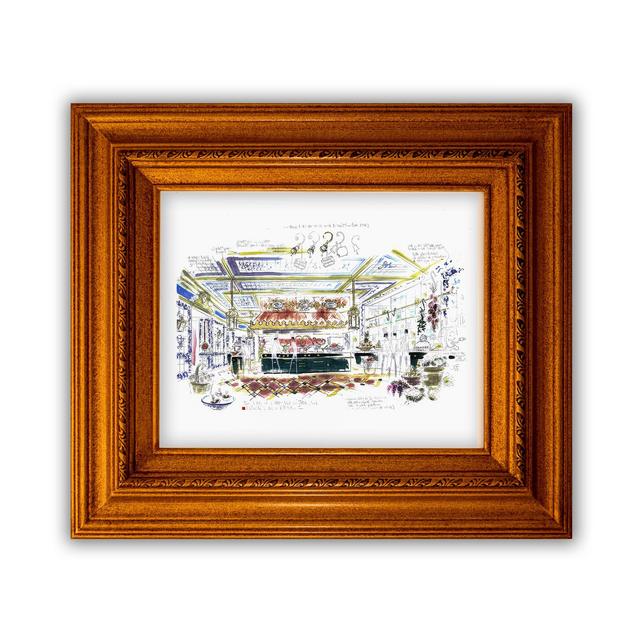 Framed Drawing: The Inn at Little Washington