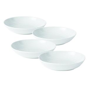 Royal Doulton GRMZWH24387 Maze Open Vegetable/Pasta Bowl (Set of 4), White