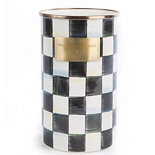 MacKenzie-Childs Courtly Check Enamel Utensil Holder