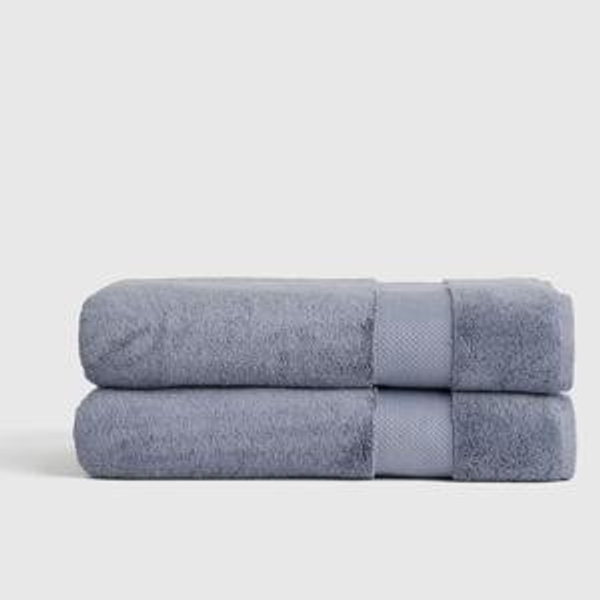Turkish Ultra Plush Bath Towel (Set of 2) - Mineral