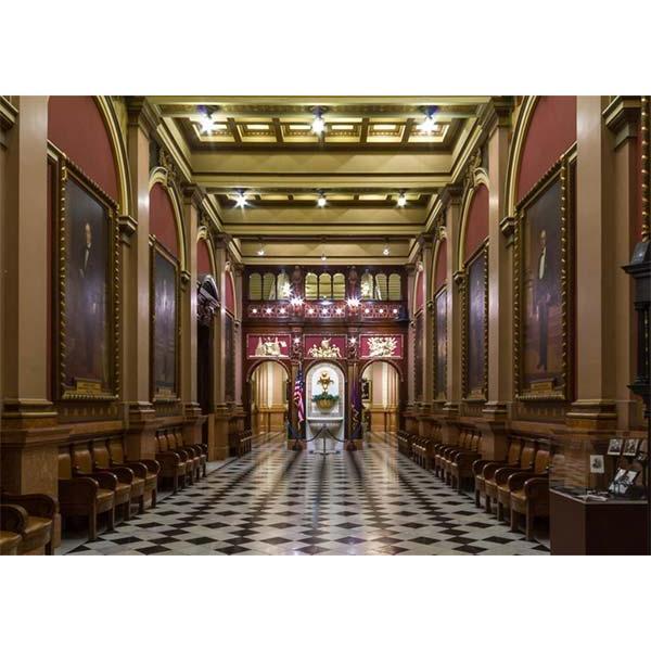 Check out the portraits of Grand Masters throughout the Temple's history.