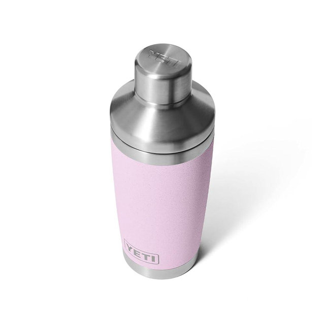 YETI Rambler 20 oz Cocktail Shaker, Stainless Steel, Vacuum Insulated, Cherry Blossom