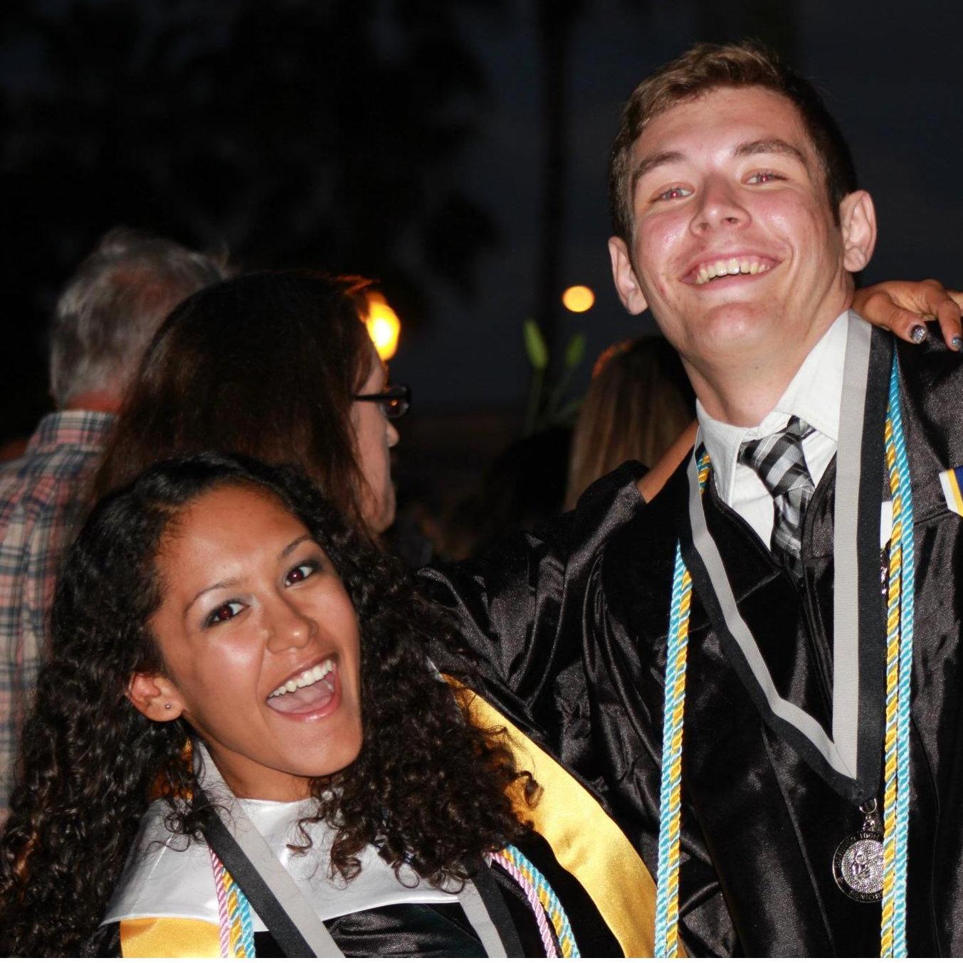 Our high school graduation May 2012. We had just been dating about 2 weeks and neither of us could have imagined what the future would hold.
