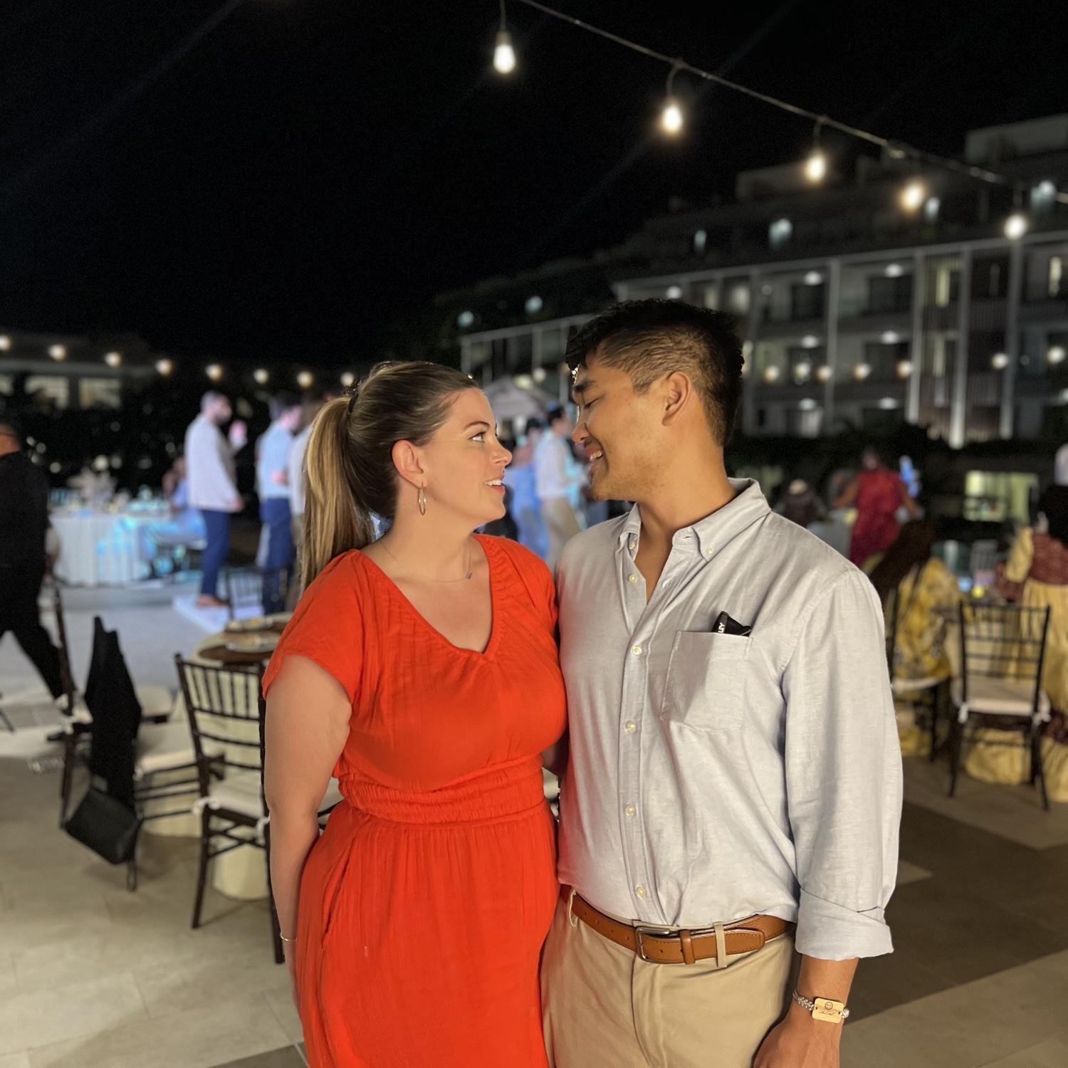 After dancing the night away in Mexico.