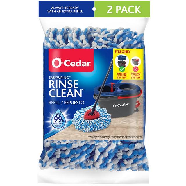 O-Cedar EasyWring RinseClean Mop Refill - 2pk