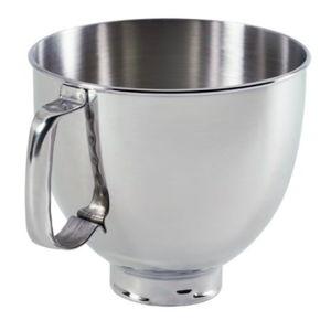 5-Qt. Tilt-Head Polished Stainless Steel Bowl with Comfortable Handle K5THSBP | KitchenAid