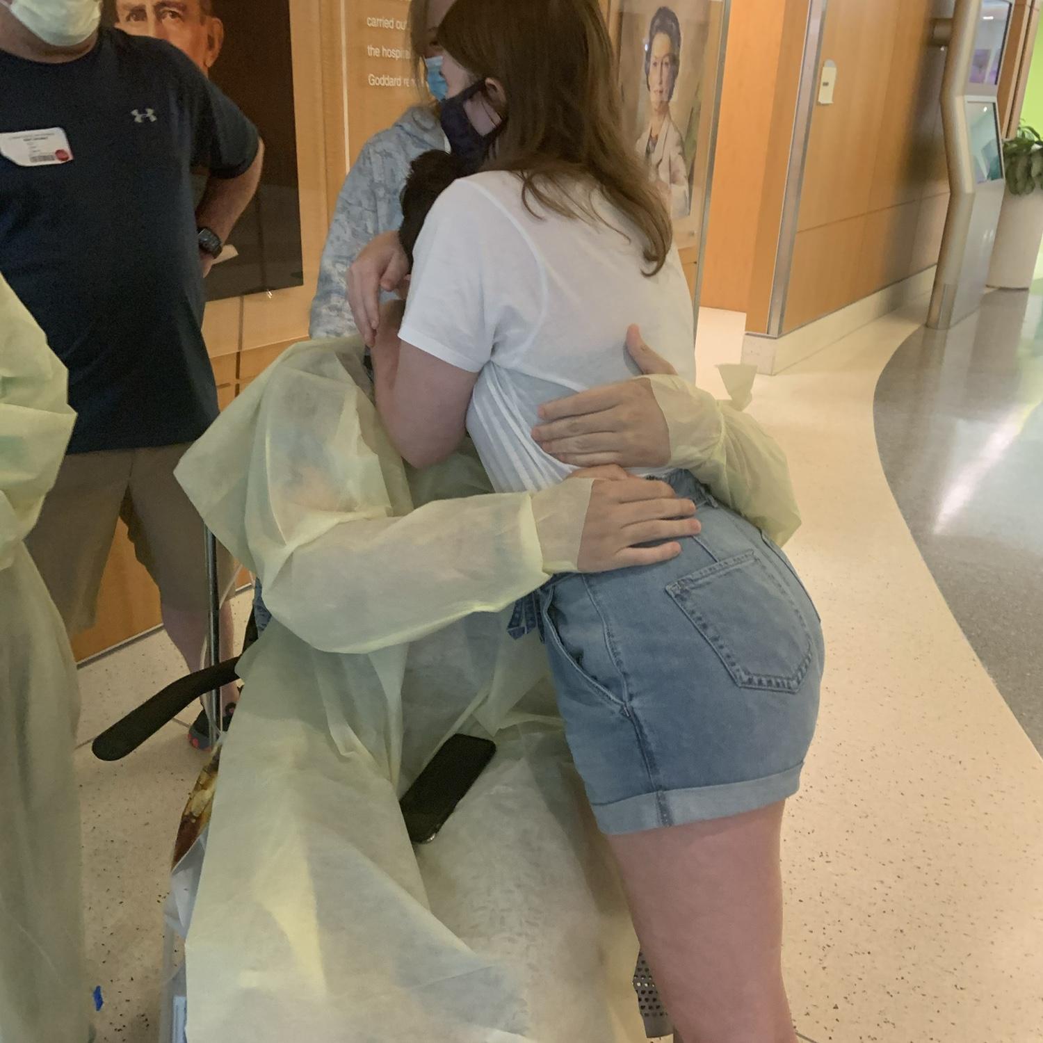 When Nicky was in the hospital