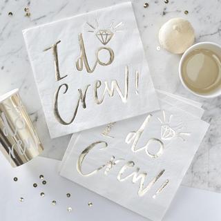 I Do Crew Napkins, Set of 16