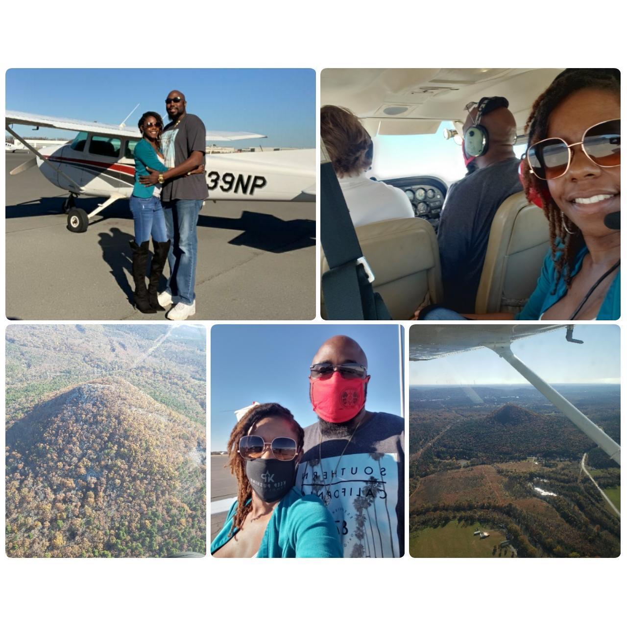 November 11, 2020 Veteran's Day. Seneca & Holly went flying over Pinnacle Mountain via Central Flying Services Flight Training.