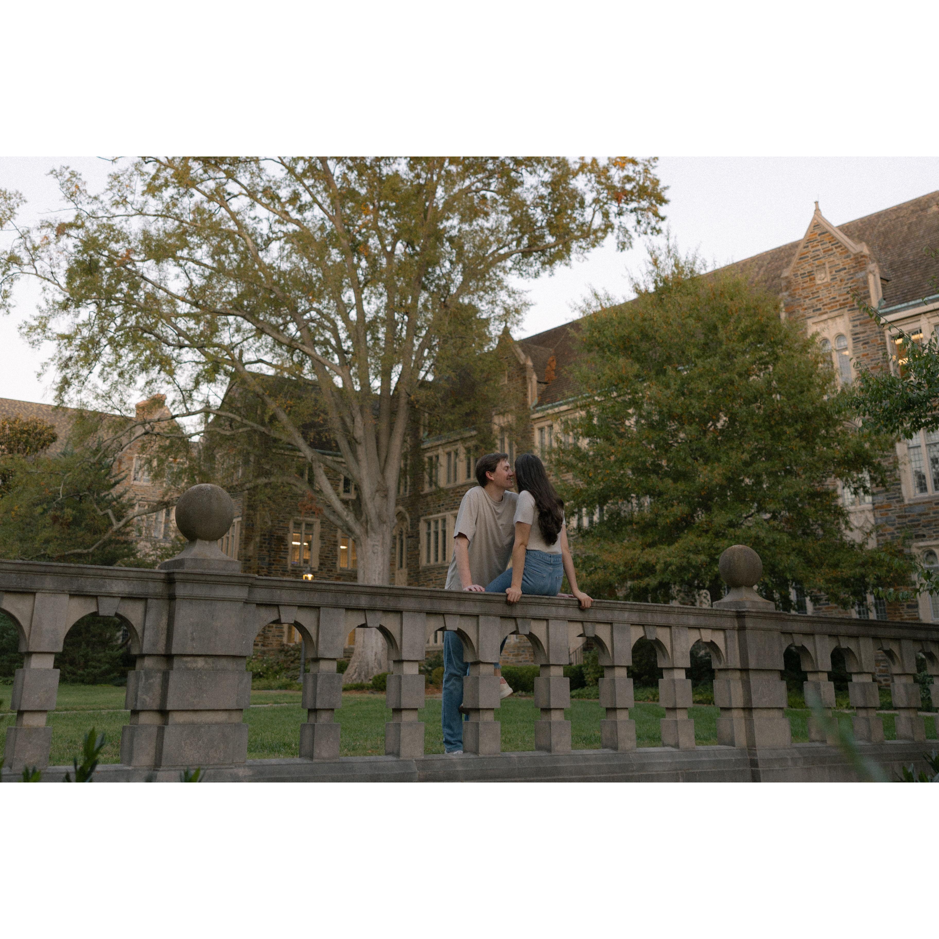 Our 1st photoshoot w/ our friend & photographer, Emily which set the stage for our proposal photoshoot!