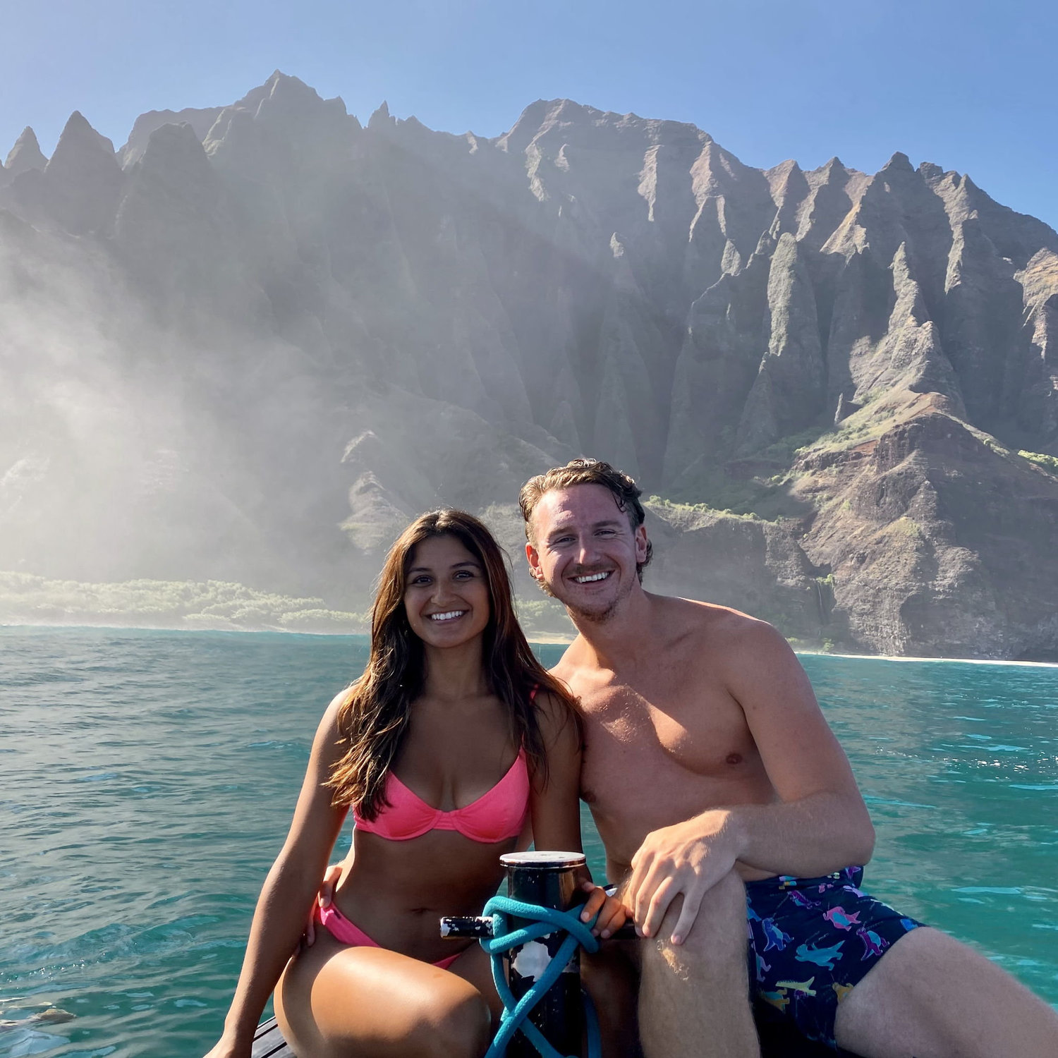 Sailing the Napali Coast in Kauai