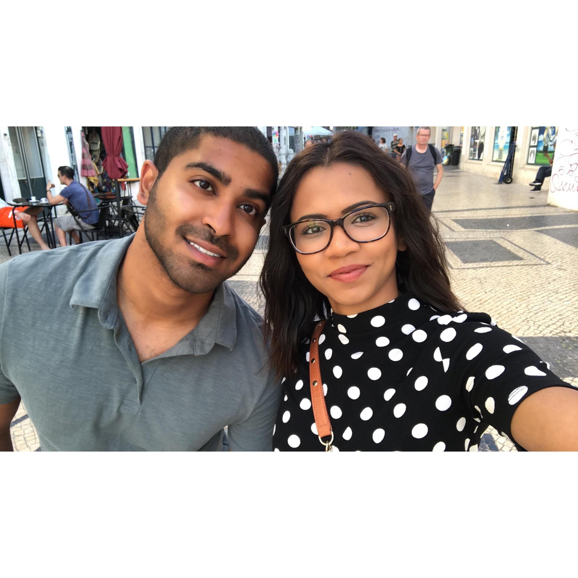 Our trip to Lisbon, Portugal. Try their famous pastry called Pasteis de Nata if you ever visit Portugal.