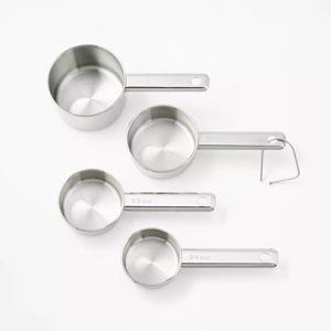 4pc Stainless Steel Measuring Cups - Figmint™