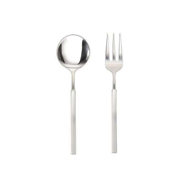 Fortessa Jaxson 2-Piece Serve Set, Brushed & Mirrored, Each