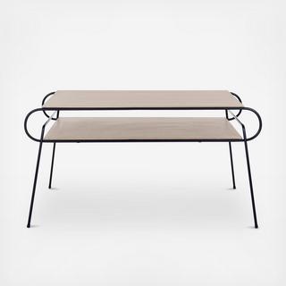 Mid Century 2-Tier Coffee Table