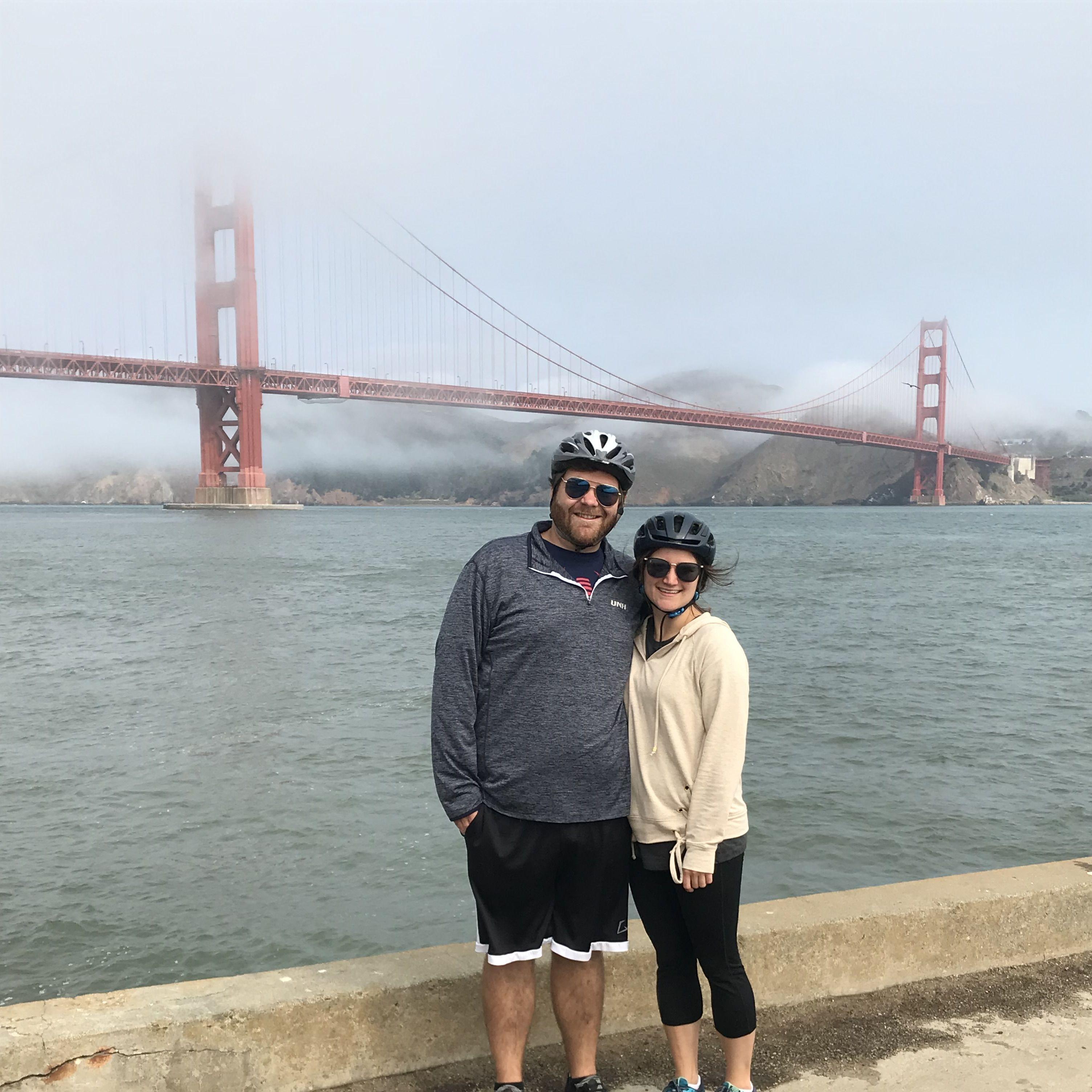 Our first couple vacation was to California where we visited Joe's extended family. On this day, we enjoyed a bike ride across the Golden Gate Bridge. 
August, 2018