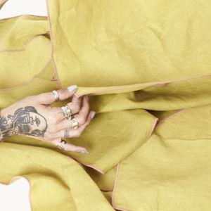 Linen Napkin Set of 6 (citron)