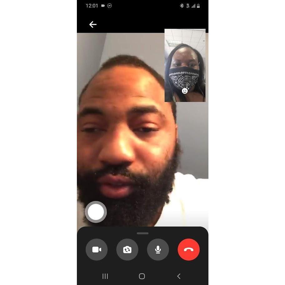 Wen I was in Vegas and he was missing his babygurl