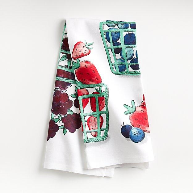 Berry Picking Dish Towel