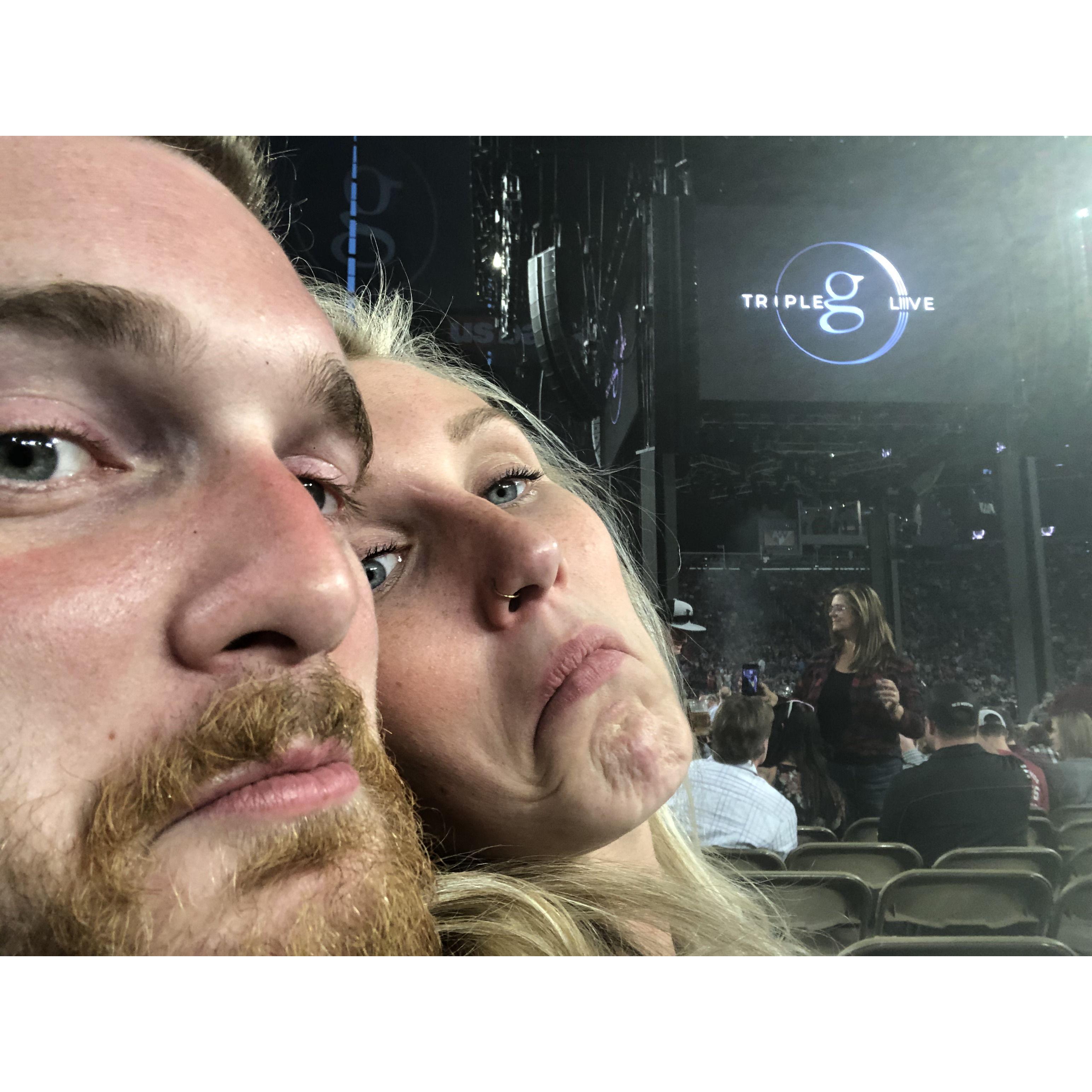 The night we didn't pay for any beer at US Bank for Garth Brooks!