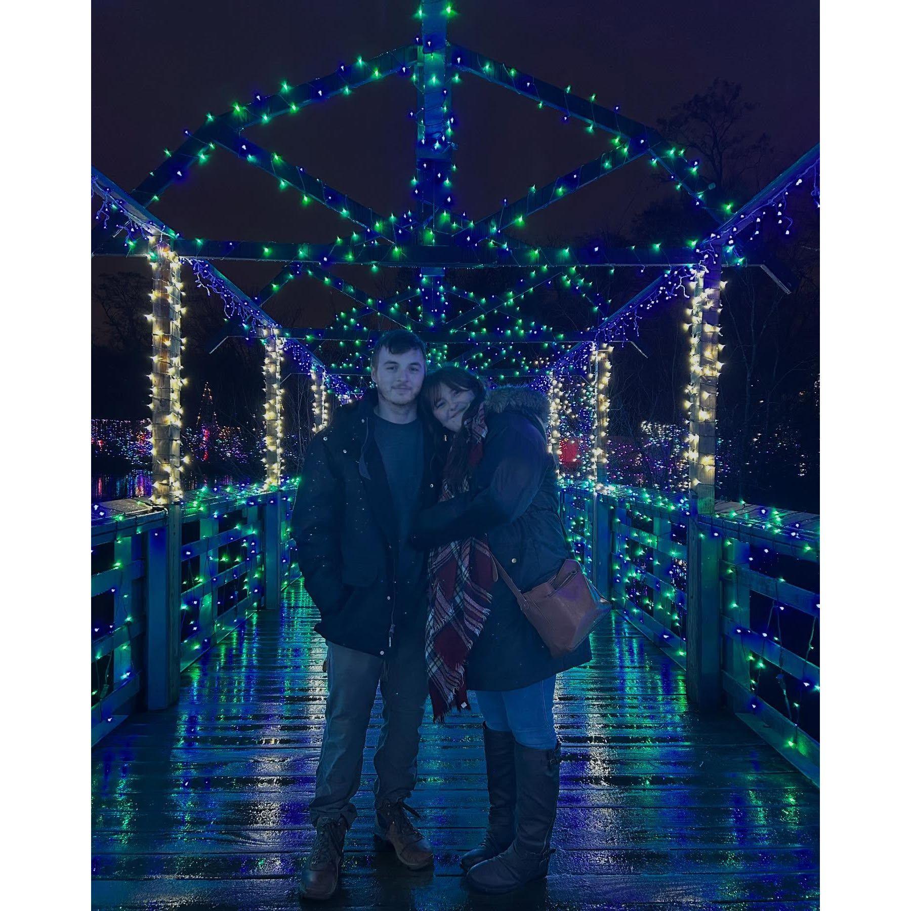 Christmas is extra magical together - Roger Williams Park Zoo Light Spectacular 2024
