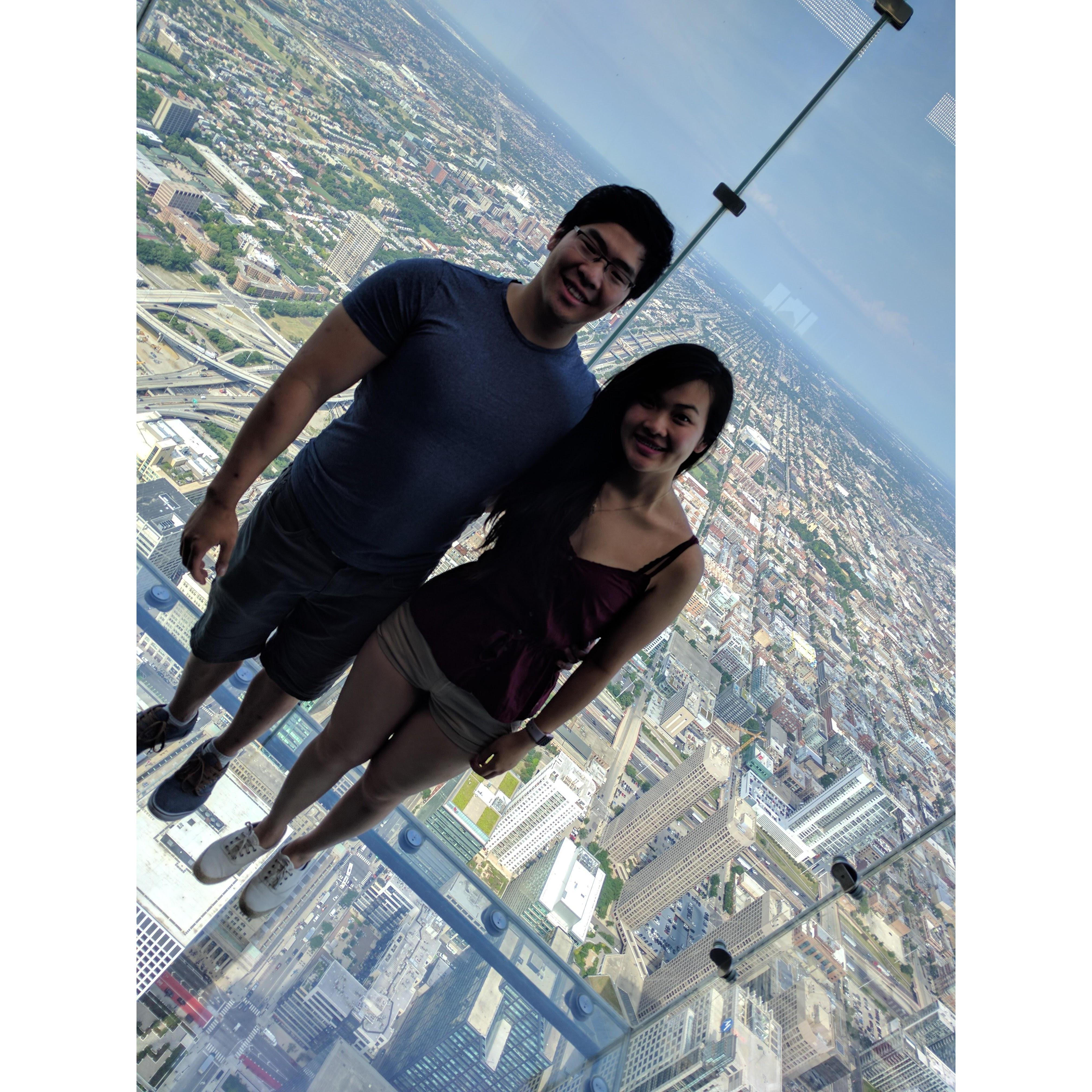 Our first trip together! Chicago, 2017
