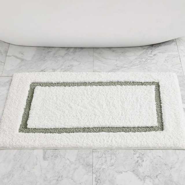 Morgan Memory Foam Bath Mat, 21" x 34", Eucalyptus