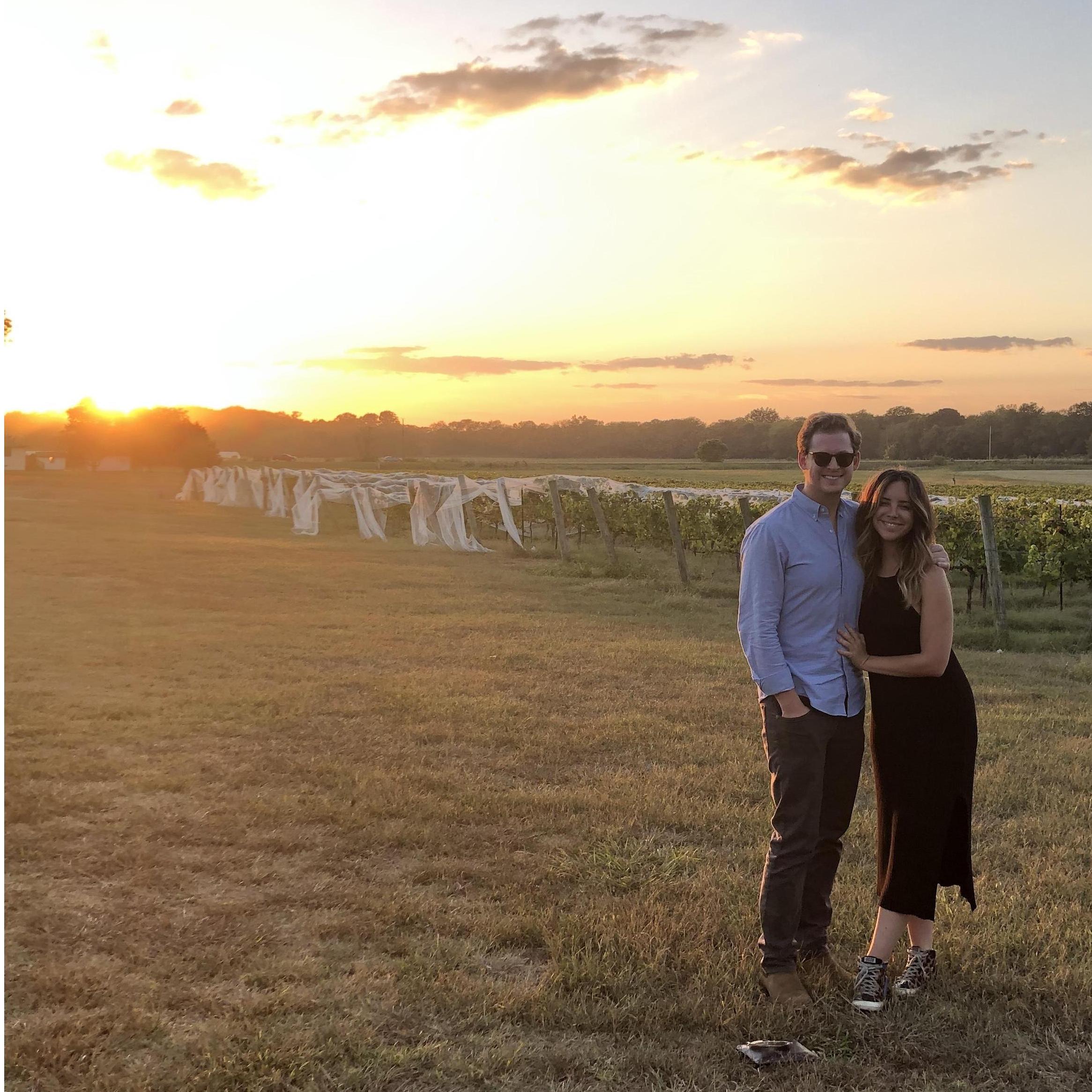 Sam's birthday. Arrington Vineyards, 2019.