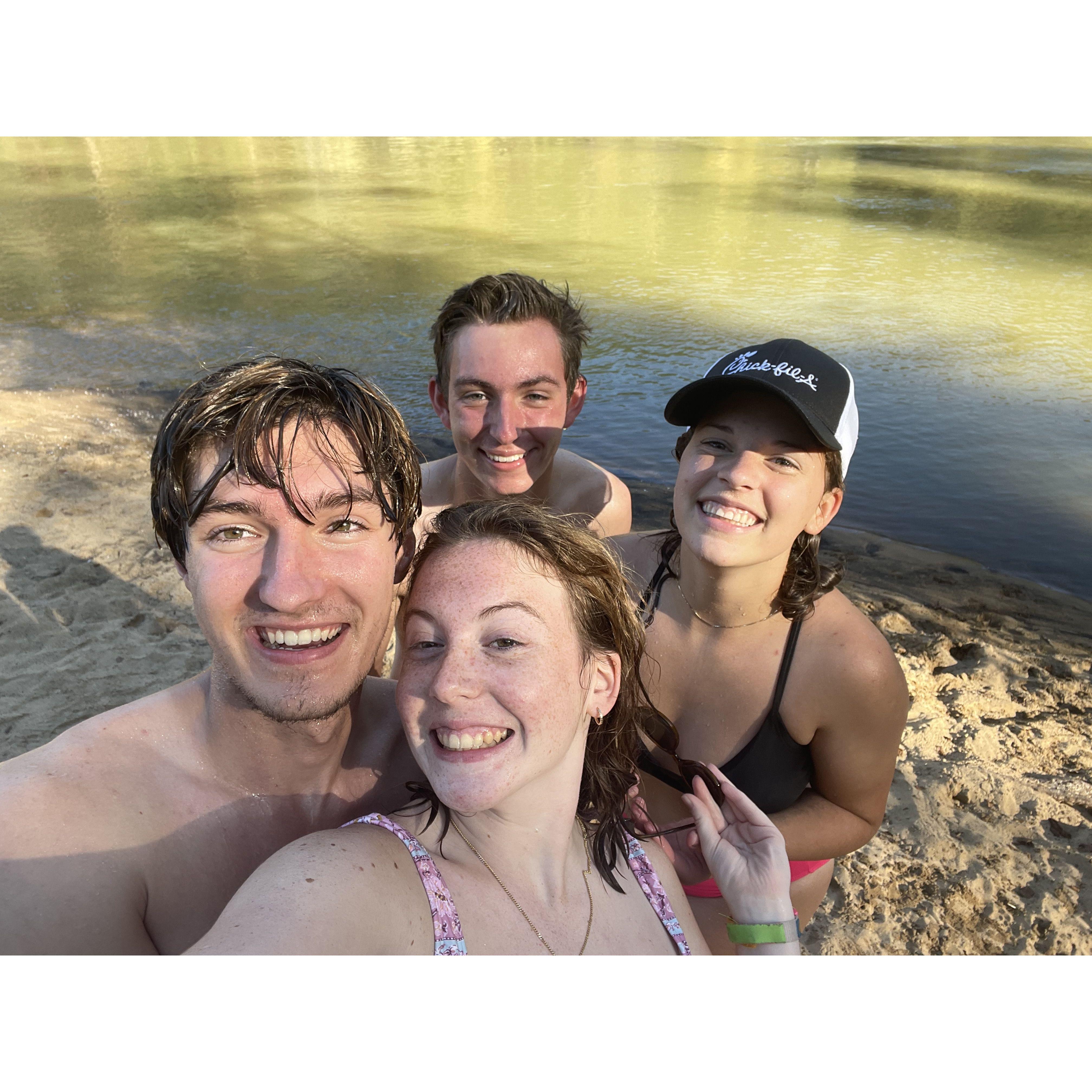 Oct. 23, 2021: Fun day at the river with friends!