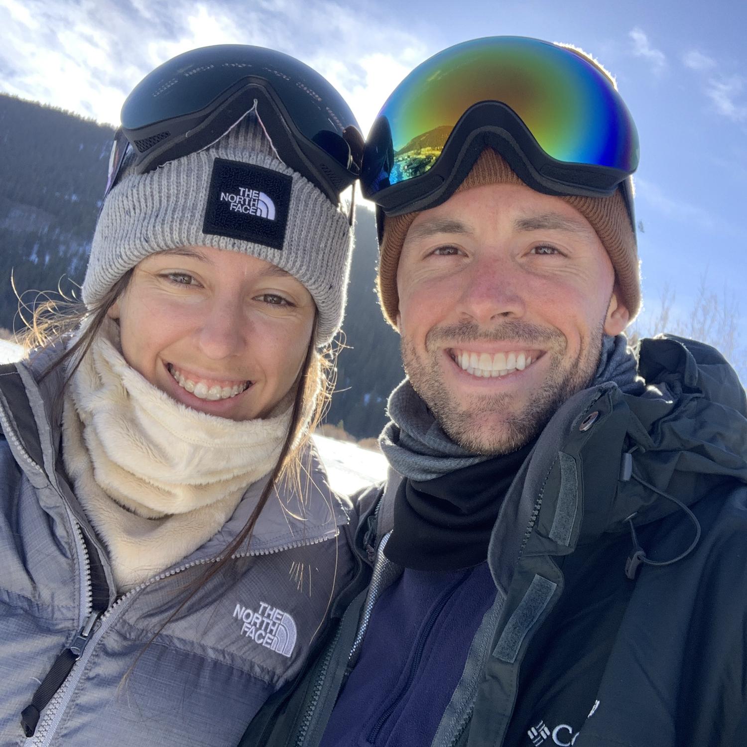 Our first trip snowboarding together in Breckenridge, Colorado!