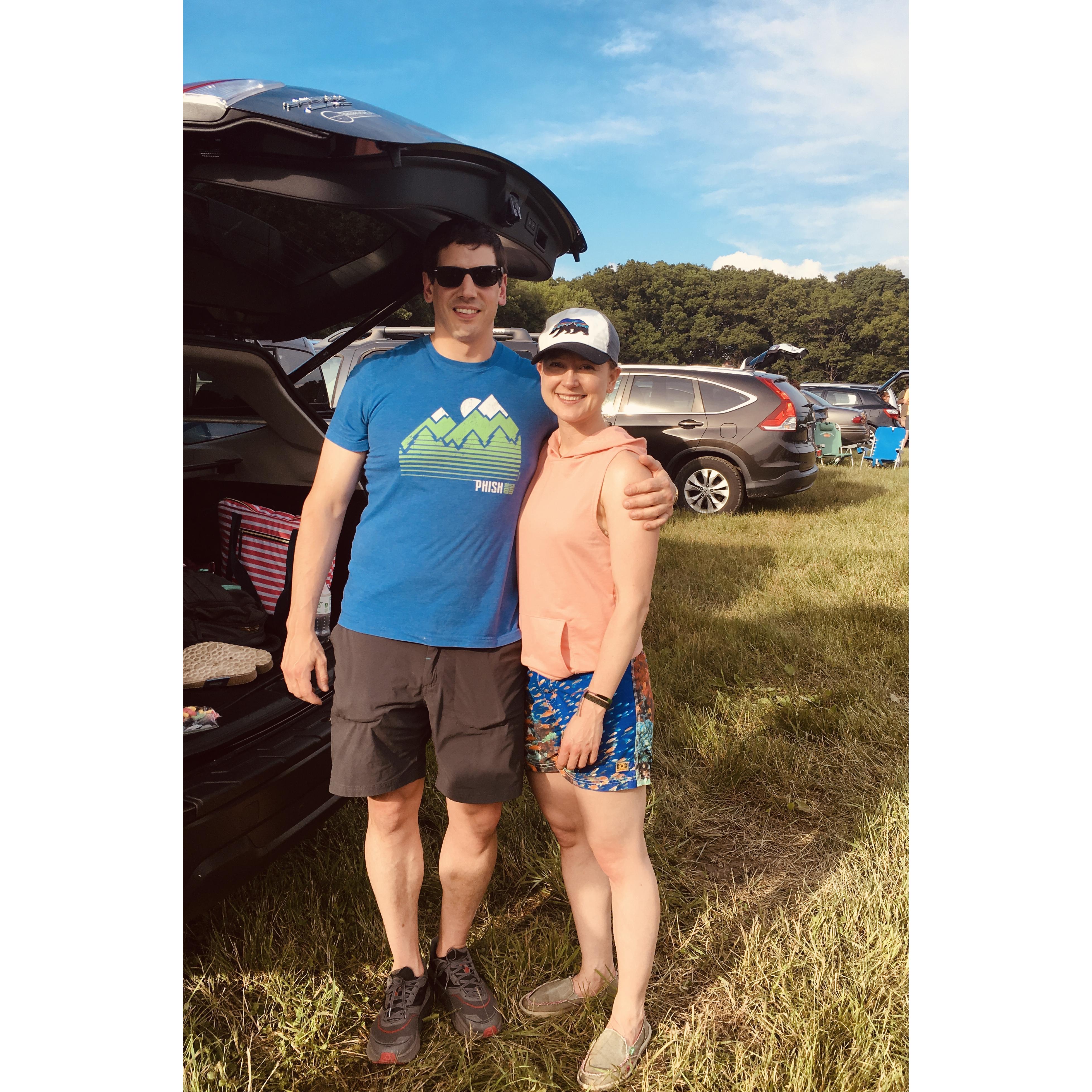 Phish concert in Cuyahoga Falls, OH