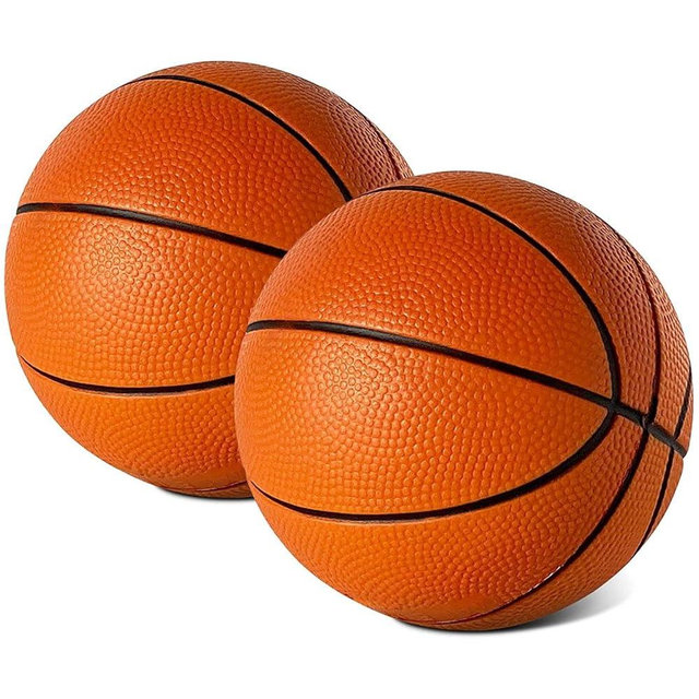 5” Foam Mini Basketball for Pro Mini Basketball Hoop, 2 Pack | Safe & Quiet Small Basketball for Over The Door Mini Hoop Basketball Sets