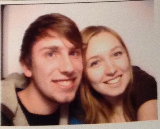 After our first date seeing Thor: The Dark World. They had a photo booth at the theater