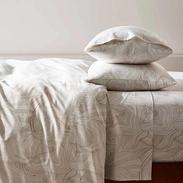Brooklinen Sateen Core Sheet Set - Oyster in Pebble