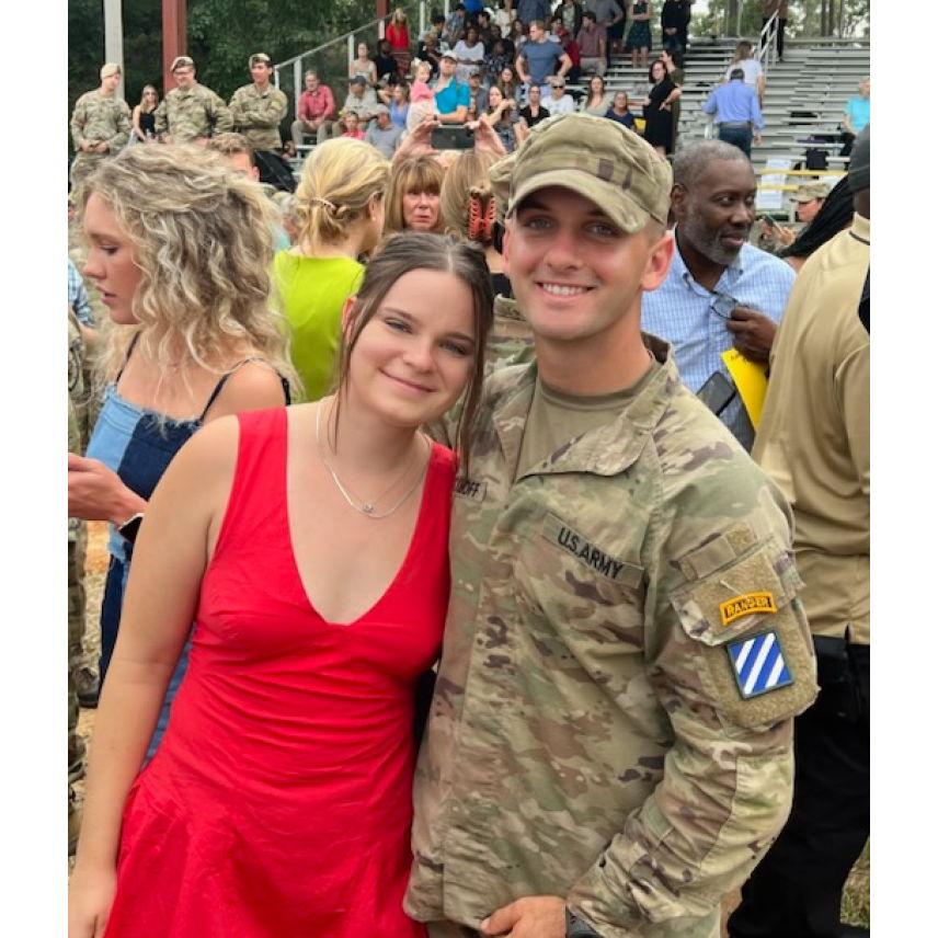 Luke's Ranger School Graduation on his 24th birthday!