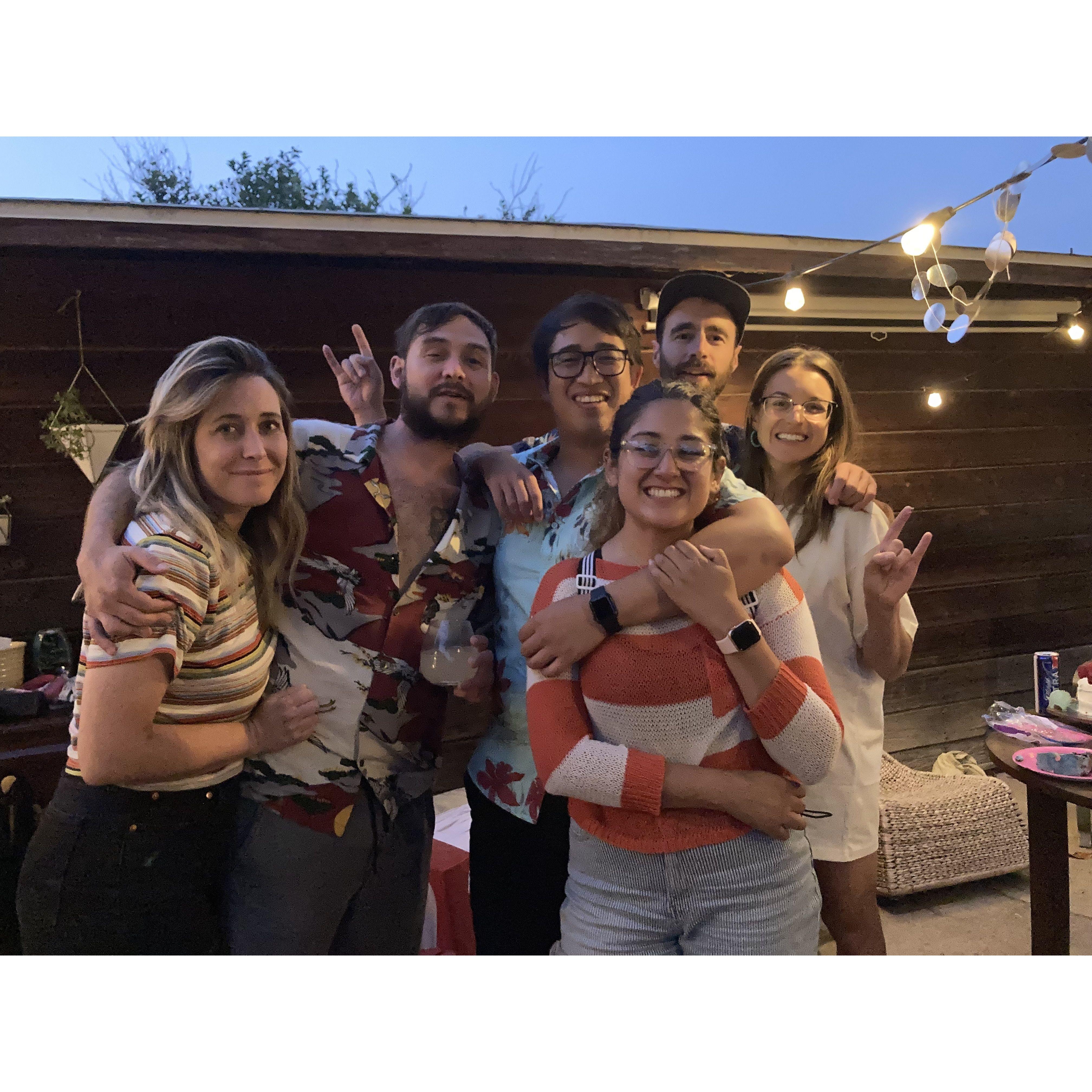 Photo of the UCSC crew + SOs