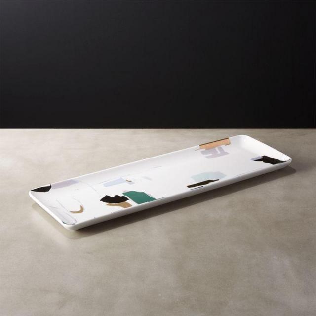 CB2 Promenade Large Rectangular Serving Platter