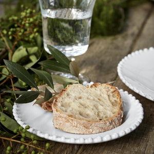COSTA NOVA Pearl White Bread & Butter Plate, Set of 4