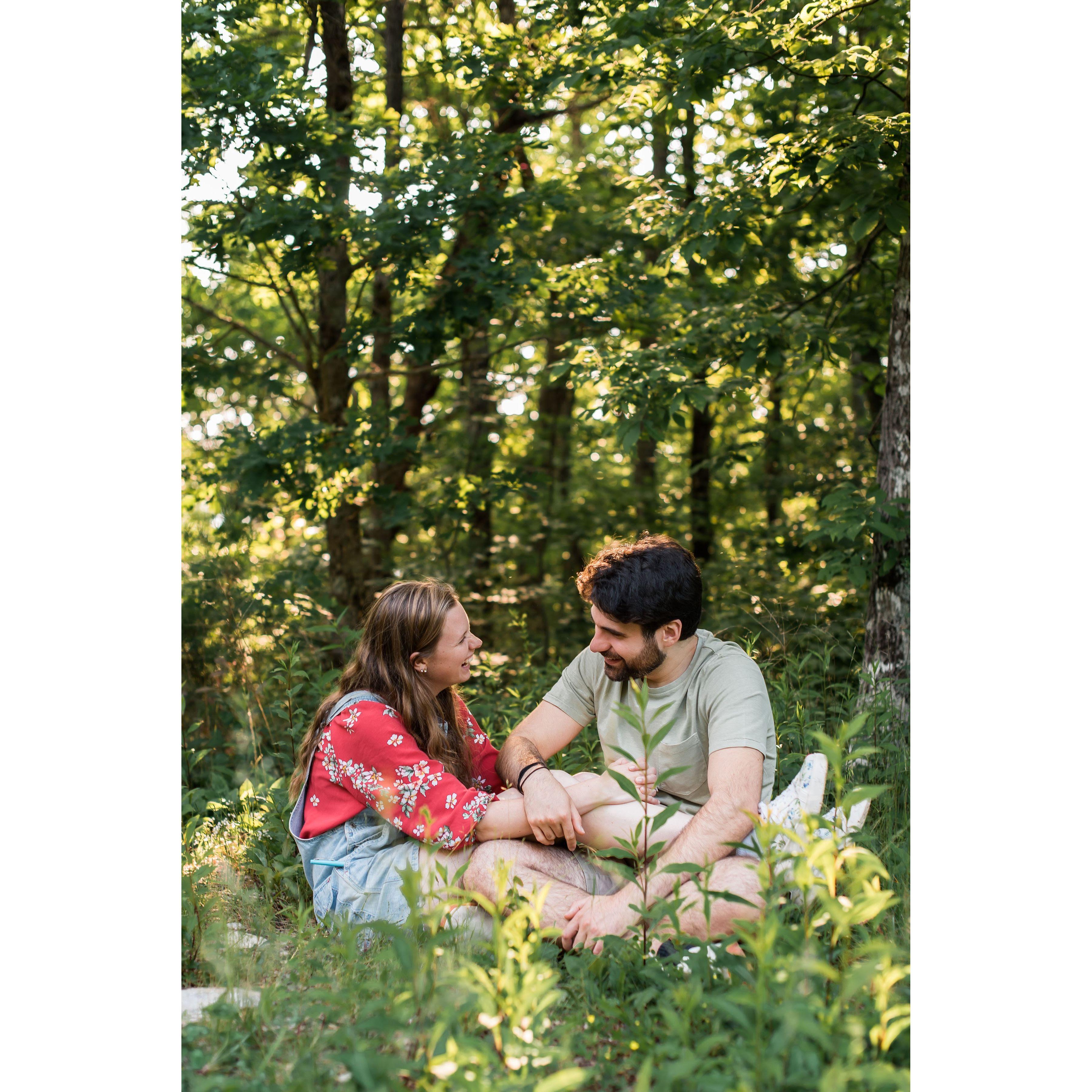 Just 2 bros hanging in a field