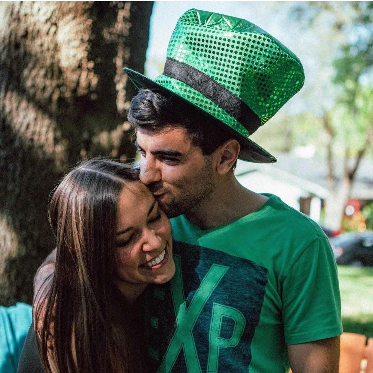 Our first St. Patrick's Day together 2017