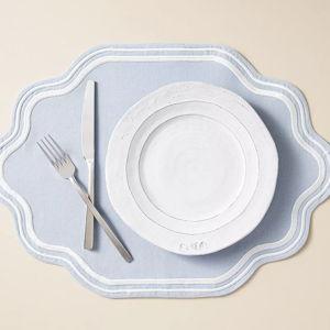 Madeline Embroidered Cotton Placemat