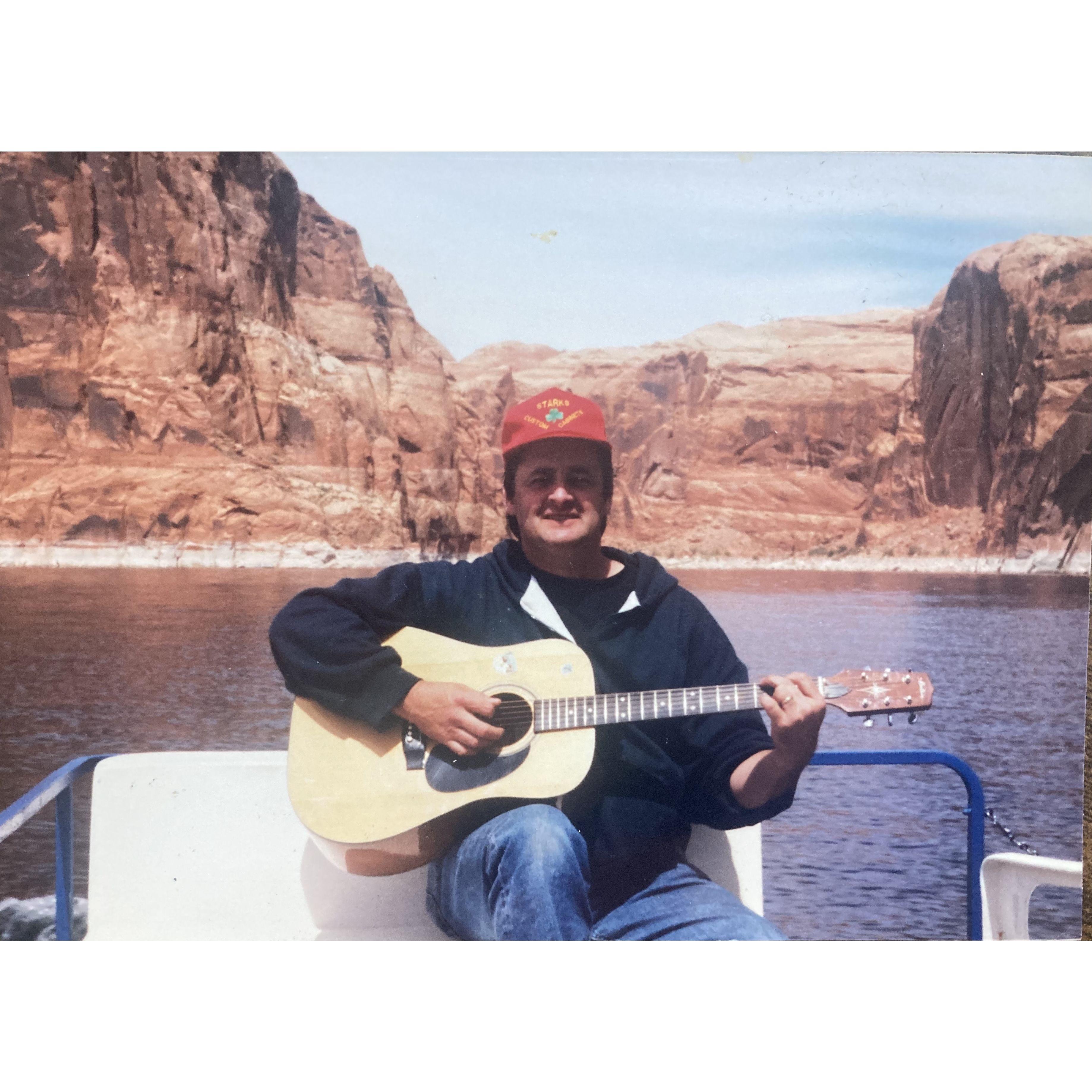 Bob Starks at Lake Powell Circa 1997