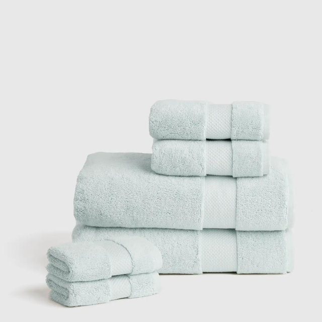 Turkish Ultra Plush Bath Towel Bundle - Mist